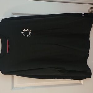 Champion long sleeve black t-shirt xl